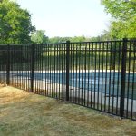 4-ft Aluminum Fence Installed by Langford Fence Company in Franklin, TN