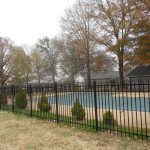 5-ft Aluminum Fence Installed by Langford Fence Company in Franklin, TN