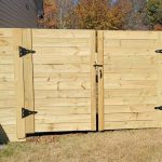 Bamboo Replacment Fence Installed by Langford Fence Company in Franklin, TN