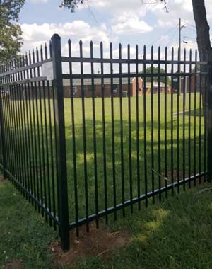 New fencing we put up in Franklin, TN